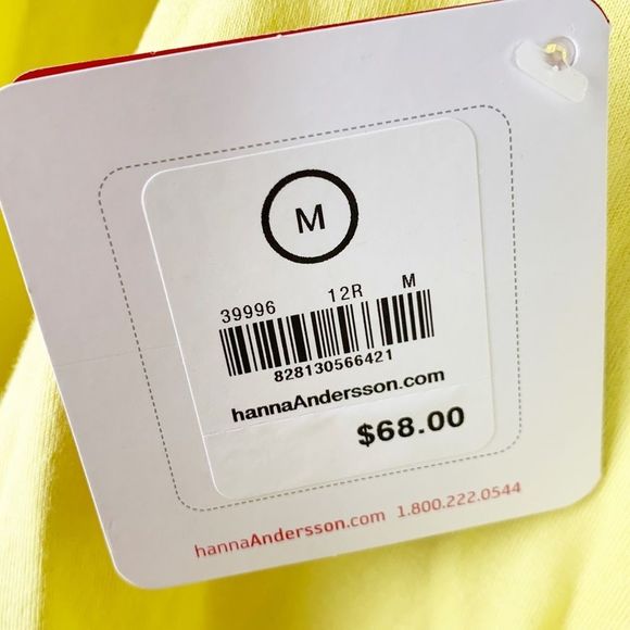 NWT Hanna Andersson Yellow Flowy‎ Ruffle Dress - Picture 5 of 6